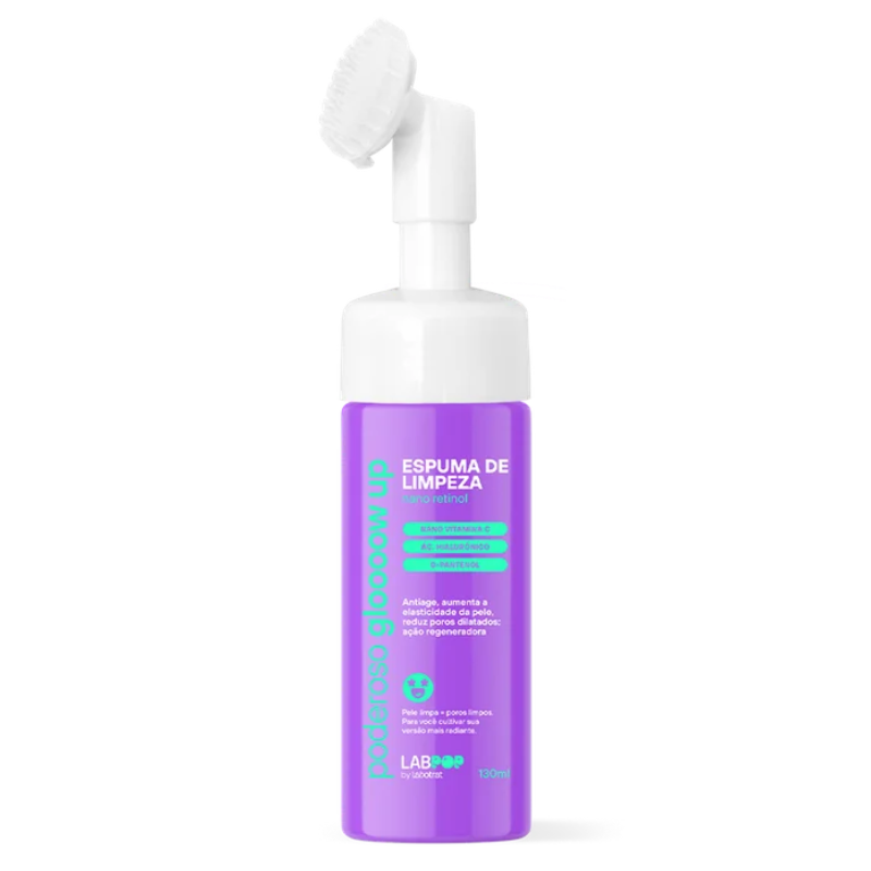 ESPUMA DE LIMPEZA LABOTRAT LABPOP PODEROSO GLOOOOW UP 130ML