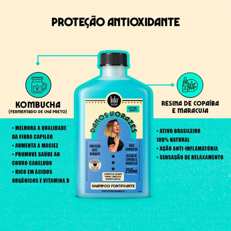 SHAMPOO LOLA FORTIFICANTE DANOS VORAZES 250ML