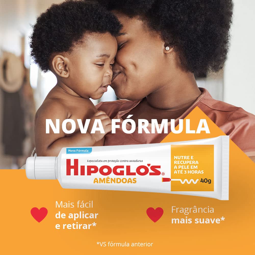 POMADA HIPOGLOS PARA ASSADURAS AMÊNDOAS 40G