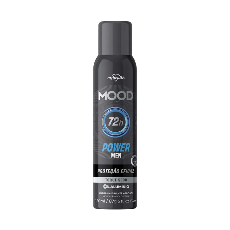 DESODORANTE MOOD AEROSOL POWER MEN 72H 150ML