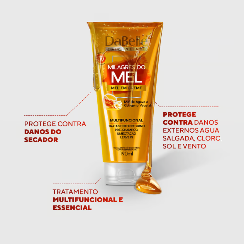 MEL EM CREME DABELLE MILAGRES DO MEL 190ML