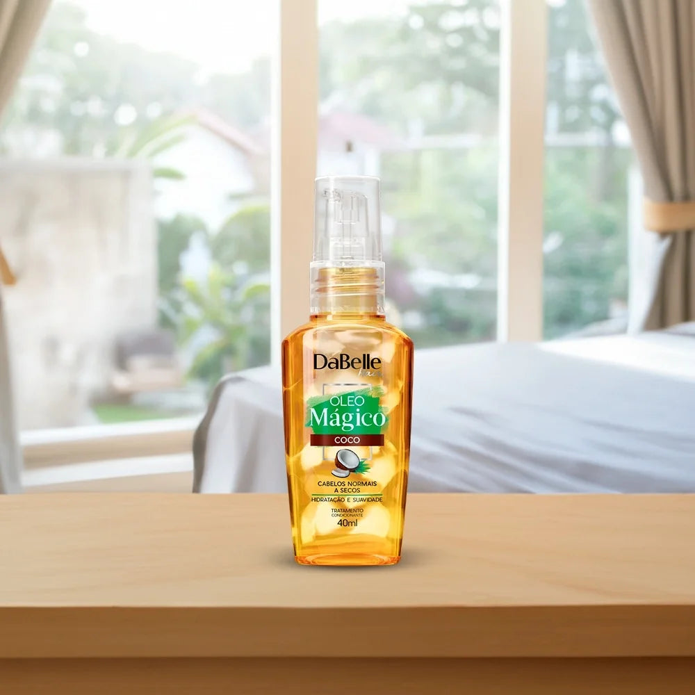 ÓLEO CAPILAR DABELLE MÁGICO COCO 45ML