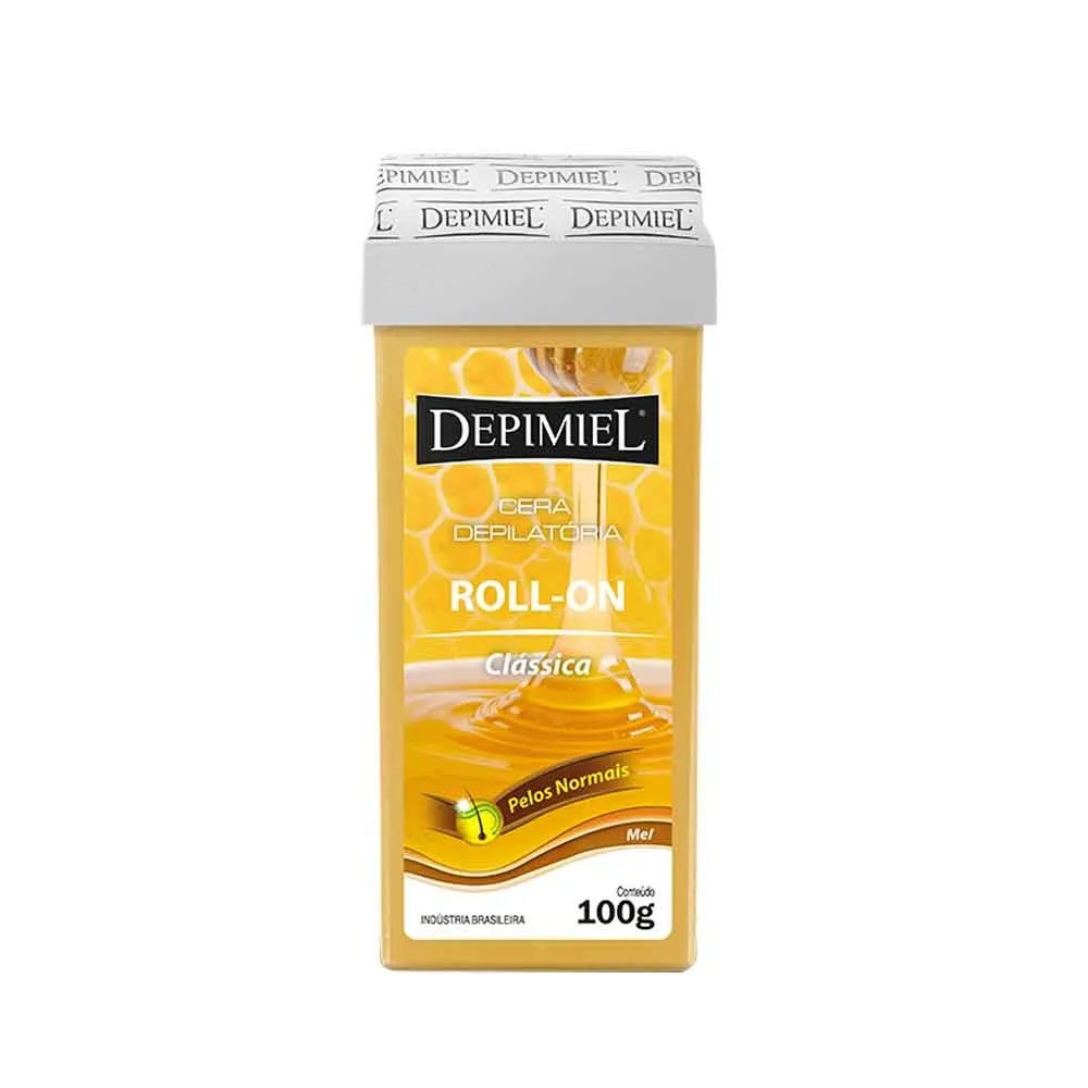 CERA DEPILATÓRIA DEPIMEL ROLL-ON CLÁSSICA MEL 100G