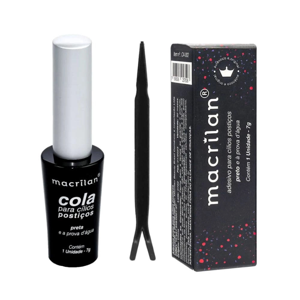 COLA CÍLIOS MACRILAN PRETA 7G