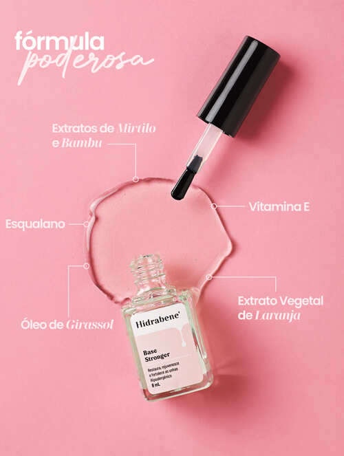 ESMALTE HIDRABENE BASE STRONG 8ML