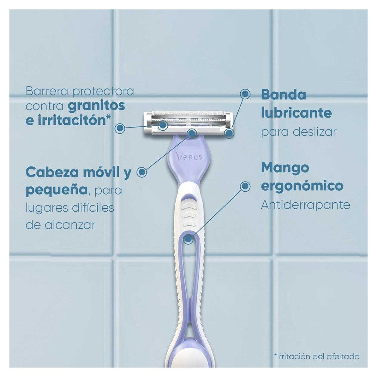 APARELHO DEPILATÓRIO GILLETTE VENUS PARA ÁREA ÍNTIMA 2 UNIDADES