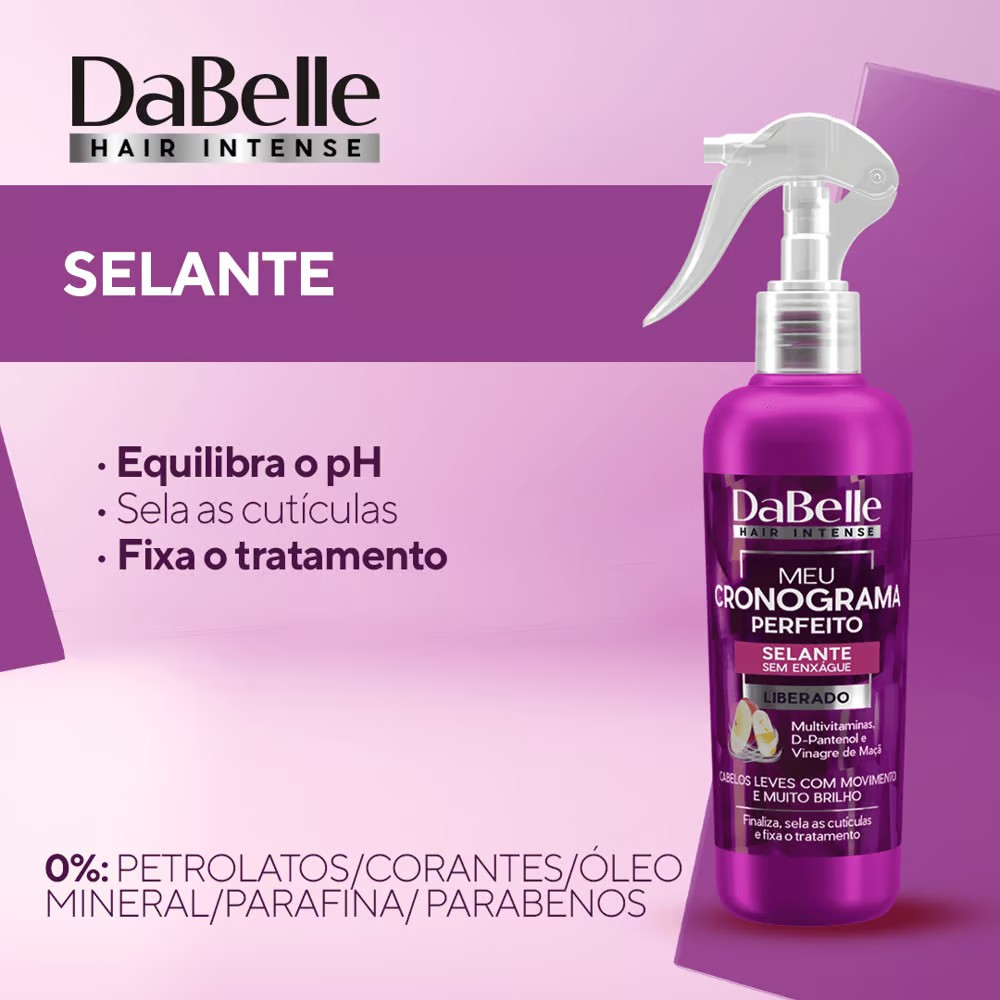 SELANTE CAPILAR DABELLE MEU CRONOGRAMA PERFEITO 200ML