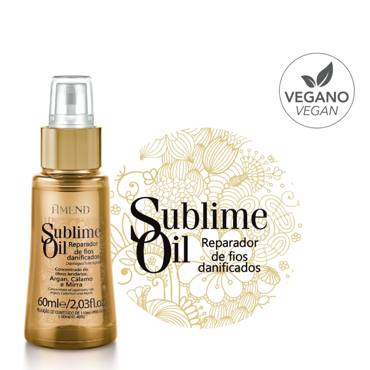 ÓLEO REPARADOR DE PONTAS AMEND SUBLIME OIL 60ML