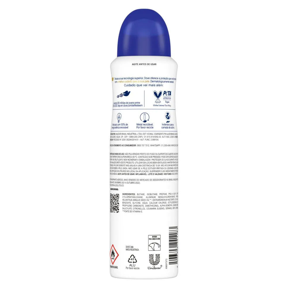 DESODORANTE DOVE AEROSOL ORIGINAL 72H 150ML
