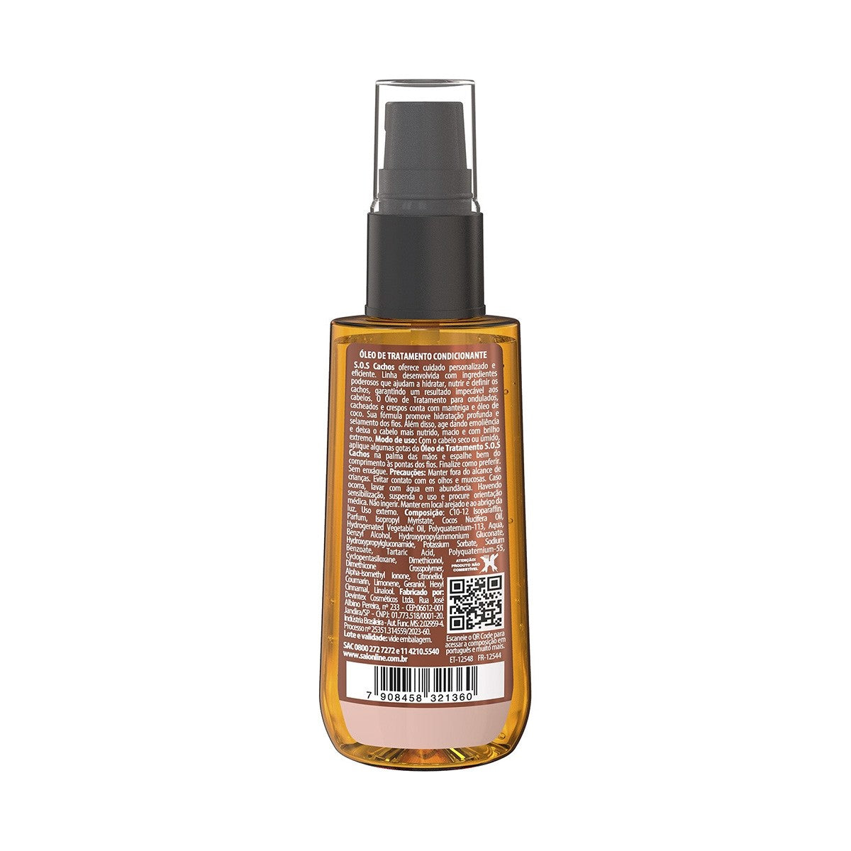 ÓLEO CAPILAR SALON LINE SOS CACHOS COCO 42ML