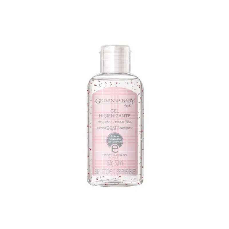 ÁLCOOL EM GEL GIOVANNA BABY CLASSIC 70% 60ML