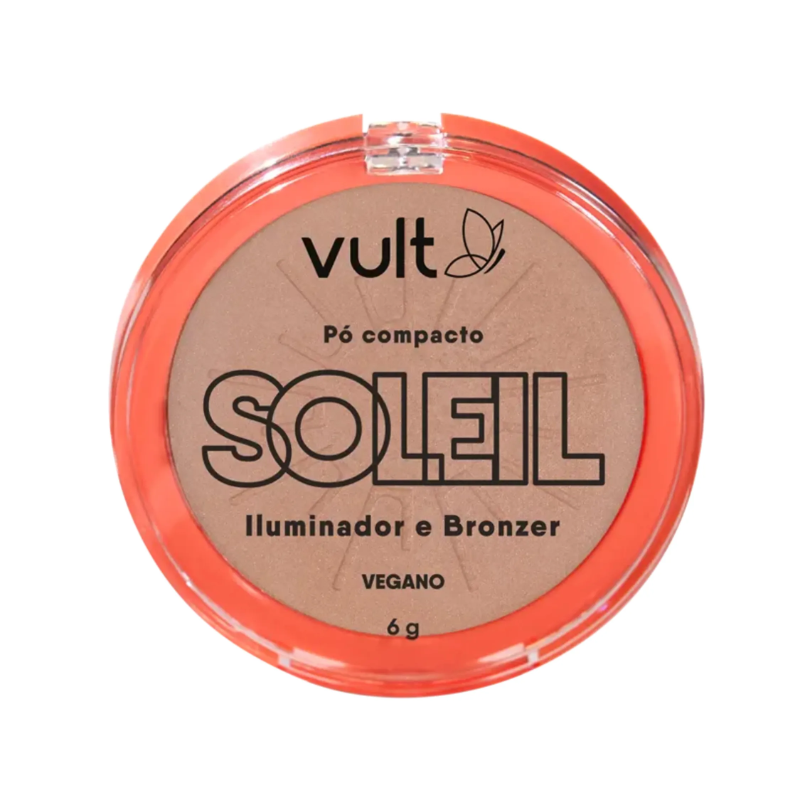 PÓ COMPACTO VULT SOLEIL ILUMINADOR E BRONZE 6G