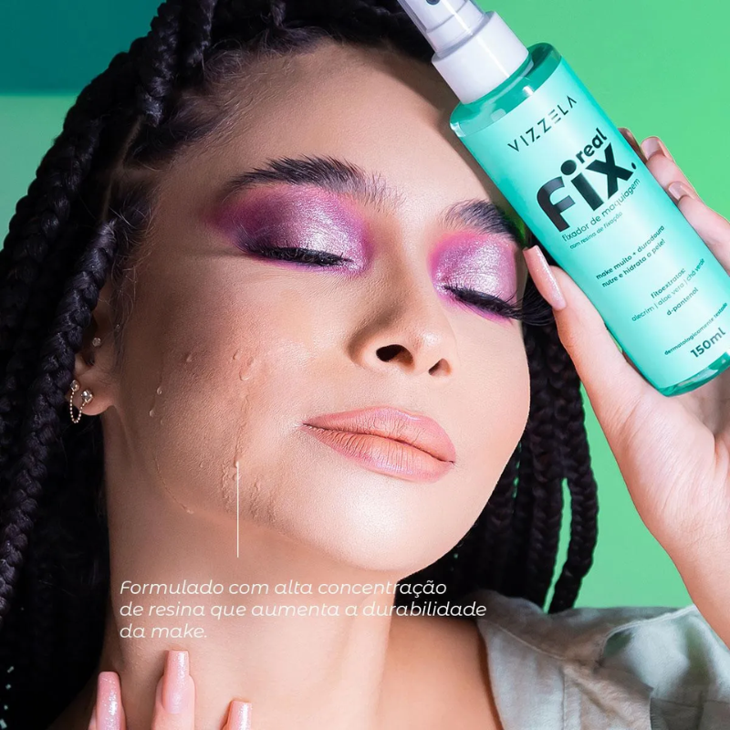 FIXADOR DE MAQUIAGEM VIZZELA REAL FIX 150ML