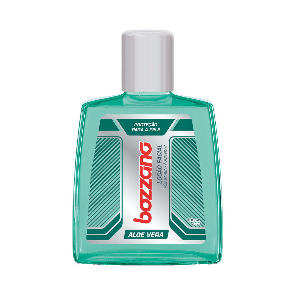 LOÇÃO PÓS BARBA BOZZANO FACIAL ALOE VERA 100ML