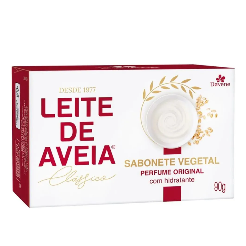 SABONETE DAVENE LEITE DE AVEIA CLÁSSICO 90G