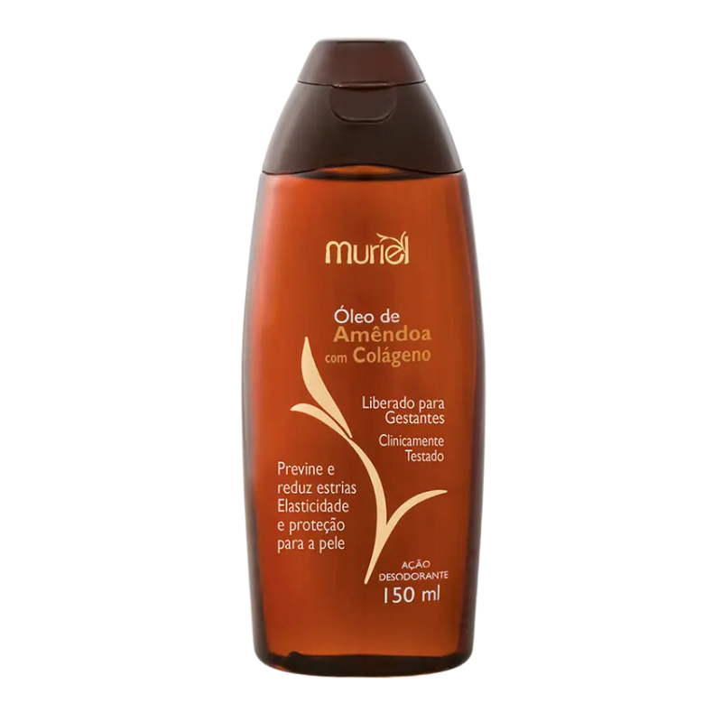 ÓLEO CORPORAL MURIEL AMÊNDOA COM COLÁGENO 150ML