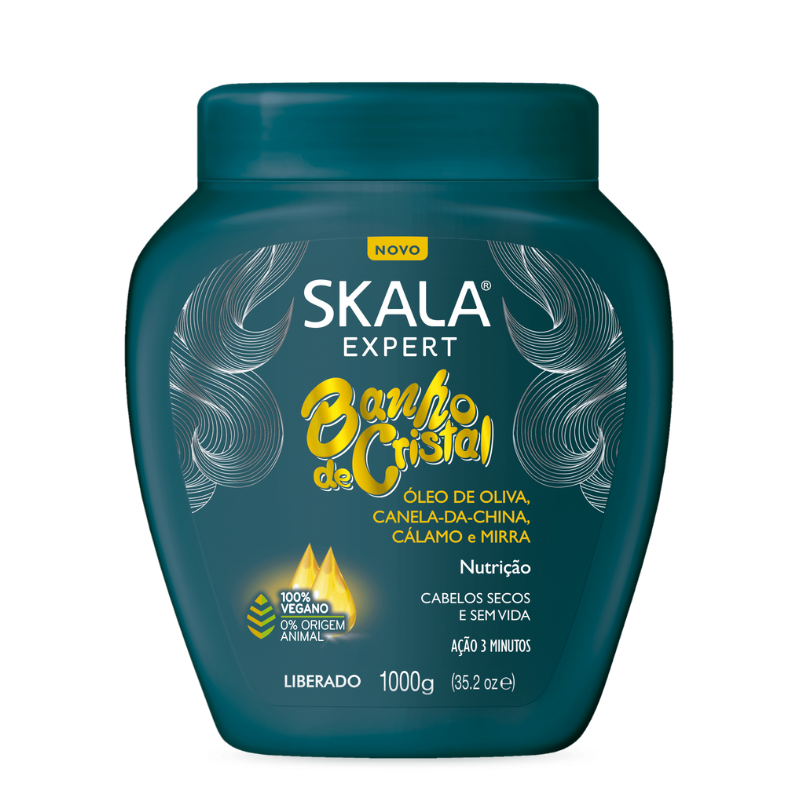 CREME CAPILAR SKALA DE TRATAMENTO BANHO DE CRISTAL 1KG