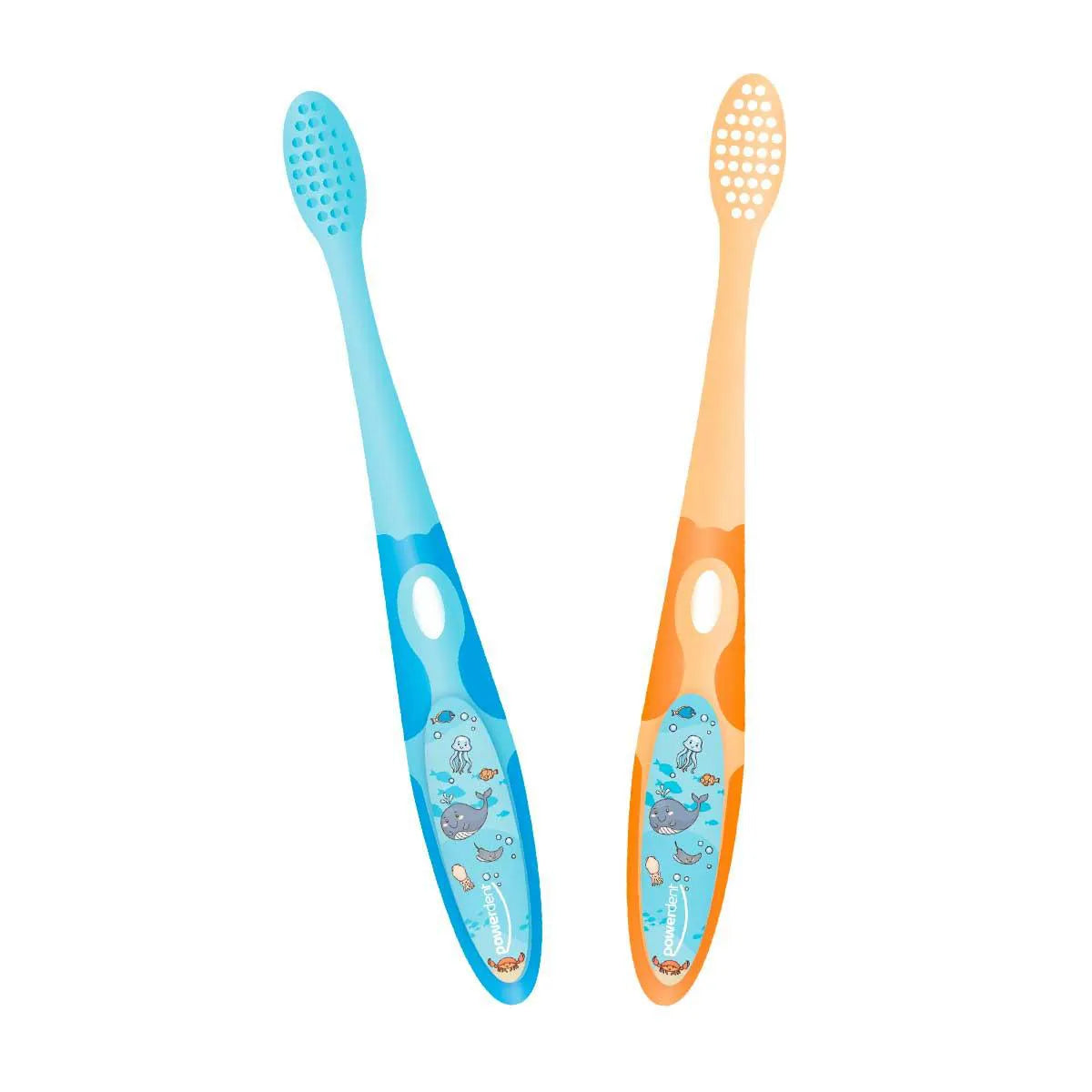 ESCOVA DENTAL POWERDENT OCEAN KIDS 2 UNIDADES