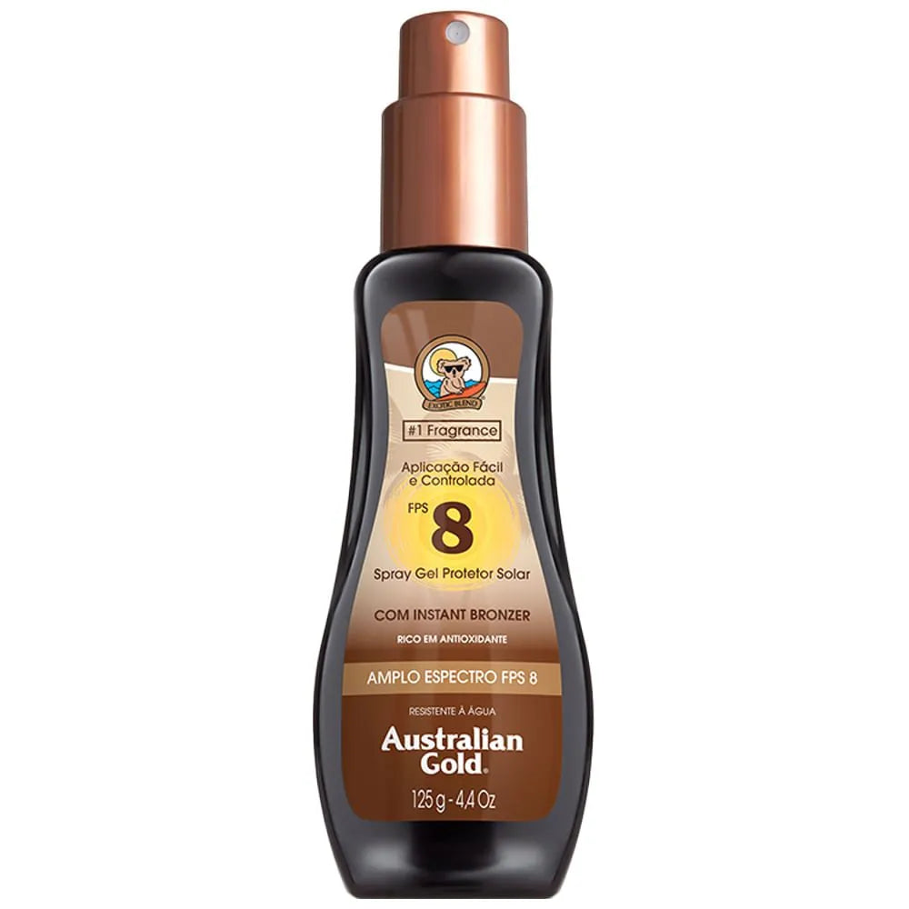 BRONZEADOR AUSTRALIAN GOLD FPS 8 SPRAY 125ML