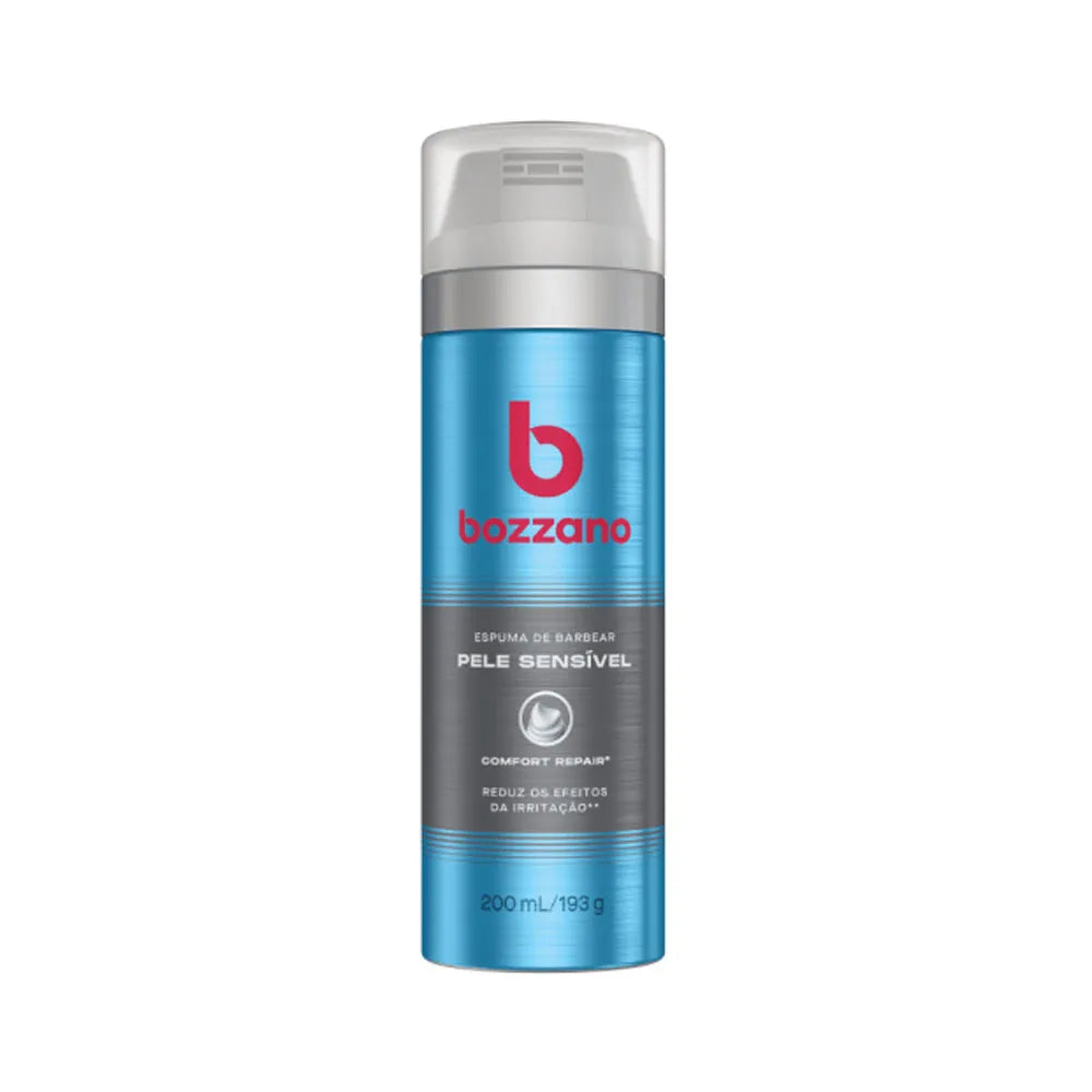 ESPUMA DE BARBEAR BOZZANO PELE SENSÍVEL 200ML