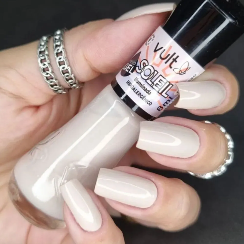 ESMALTE VULT CREMOSO AREIA ILUMINADA SOLEIL EFEITO GEL 8ML