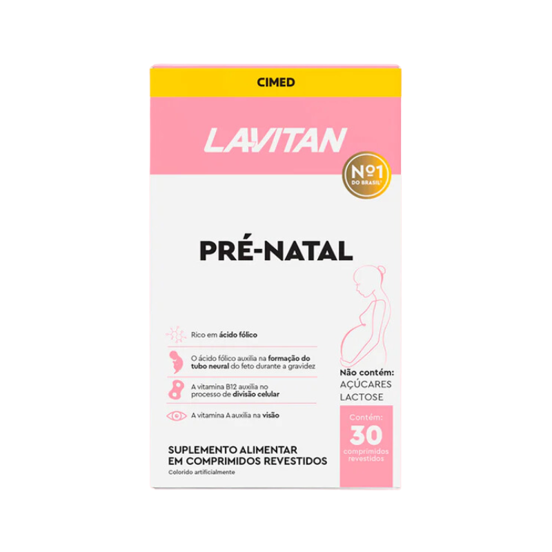 MULTIVITAMÍNICO LAVITAN PRÉ-NATAL 30 CAPSULAS