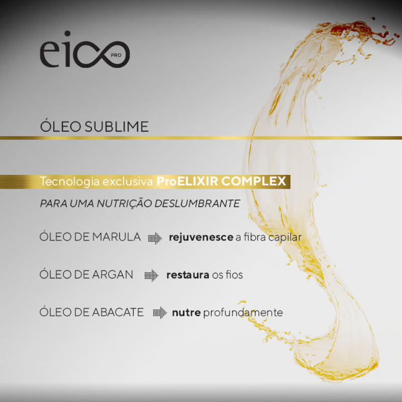 MÁSCARA CAPILAR EICO PRO ÓLEO SUBLIME 300G