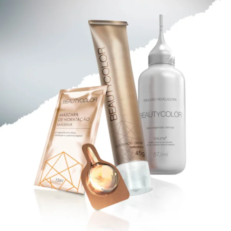 KIT TINTA CAPILAR BEAUTYCOLOR 12.11 LOURO MUITO CLARO ESPECIAL