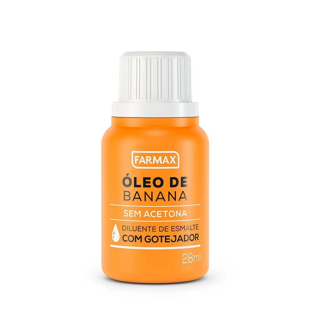 ÓLEO DE BANANA FARMAX DILUENTE DE ESMALTE 28ML