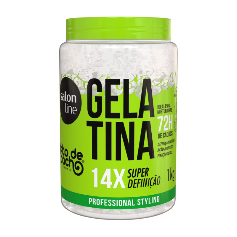 GELATINA CAPILAR SALON LINE #TODECACHO SUPER DEFINIÇÃO 1KG