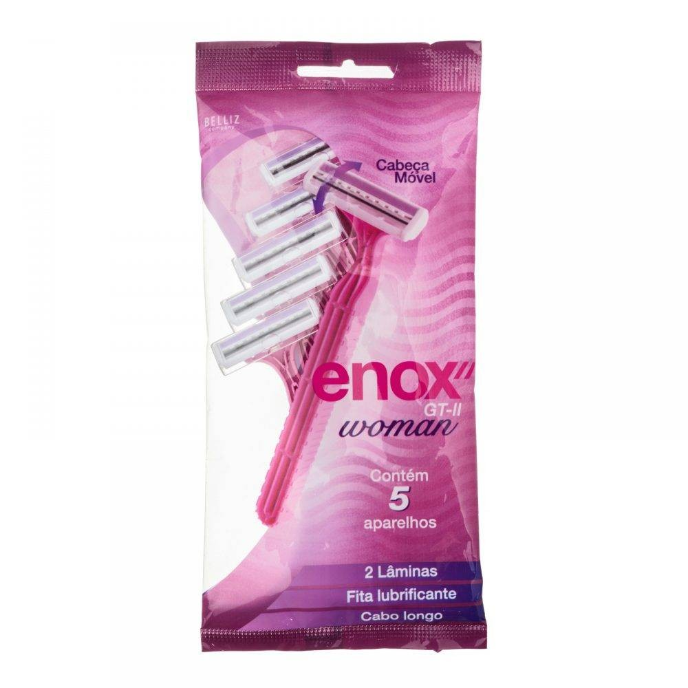 APARELHO DE DEPILAÇÃO ENOX WOMAN 5 UNIDADES