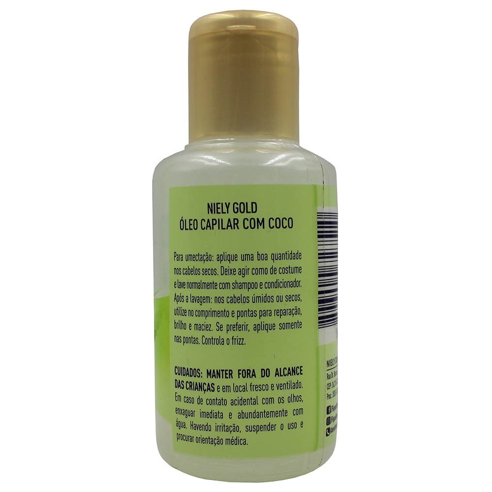 ÓLEO CAPILAR NIELY GOLD COCO 100ML
