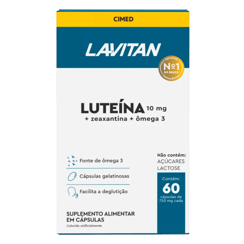 LAVITAN LUTEINA COM 60 CAPSULAS 10MG