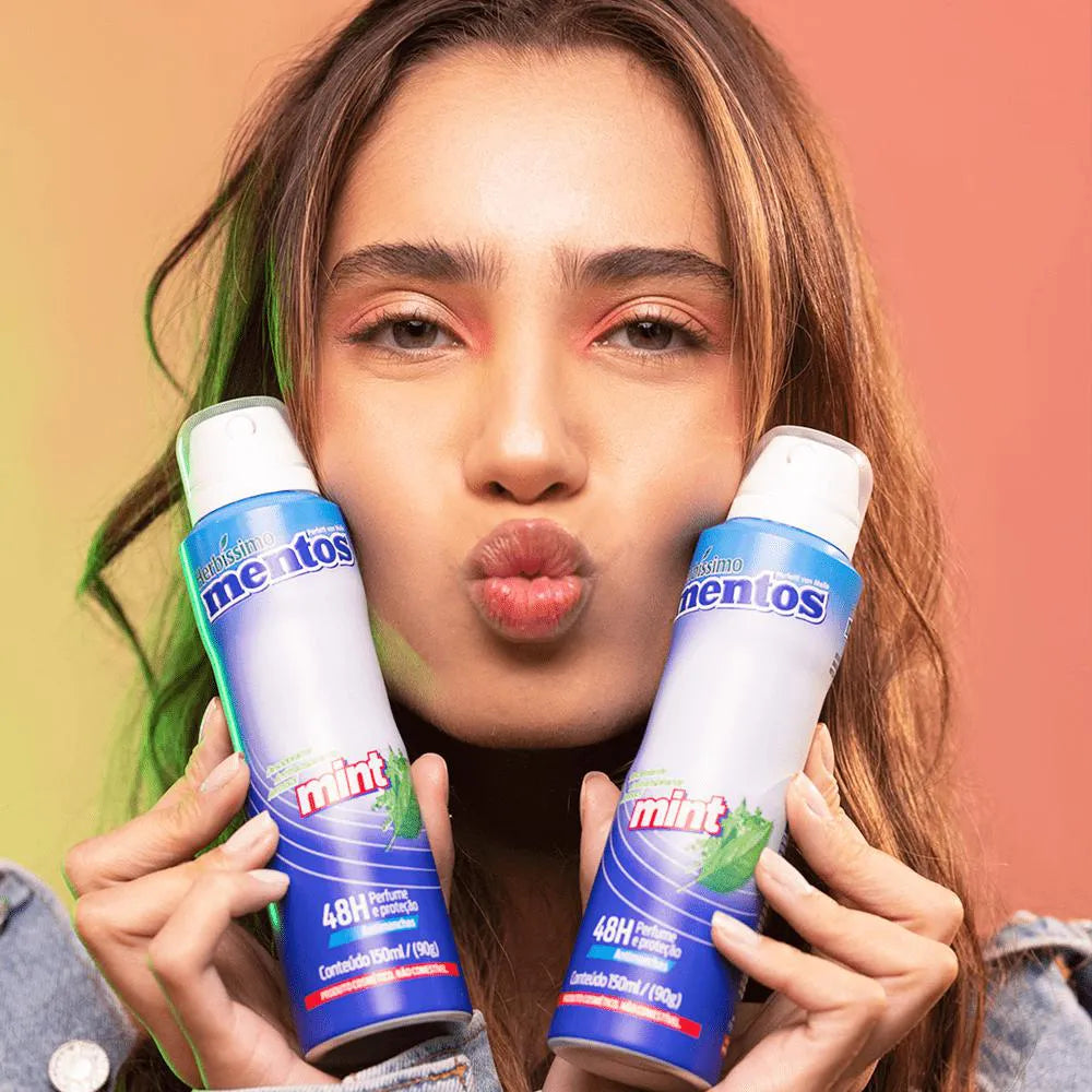 DESODORANTE HERBÍSSIMO MENTOS AEROSOL MINT ANTIMANCHAS 150ML
