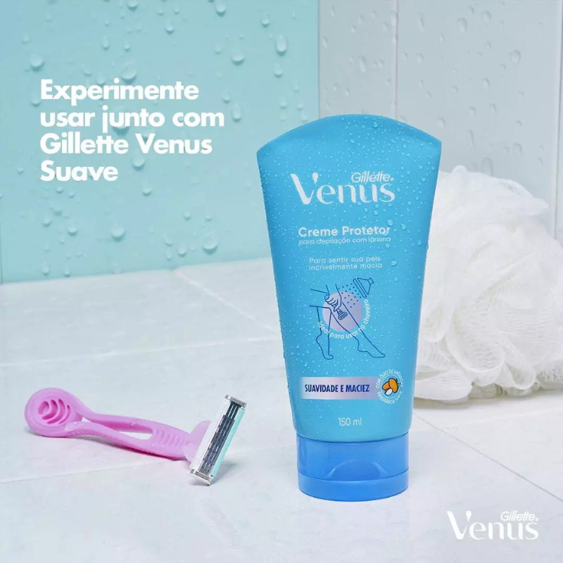 CREME PROTETOR GILLETTE VENUS PARA DEPILAÇÃO 150ML