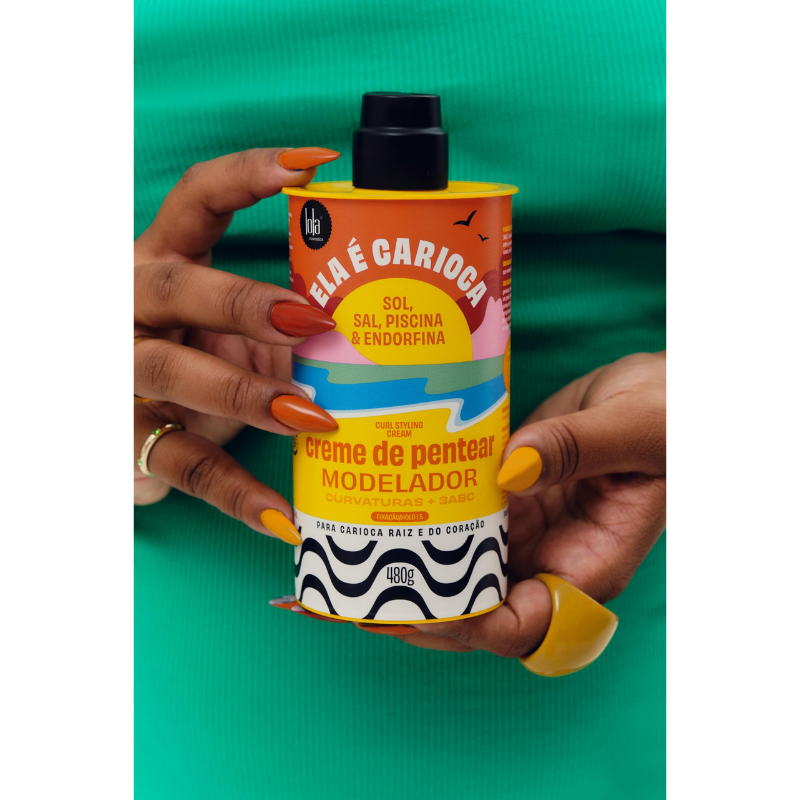 CREME DE PENTEAR LOLA MODELADOR ELA É CARIOCA CURVATURAS + 4ABC 480G