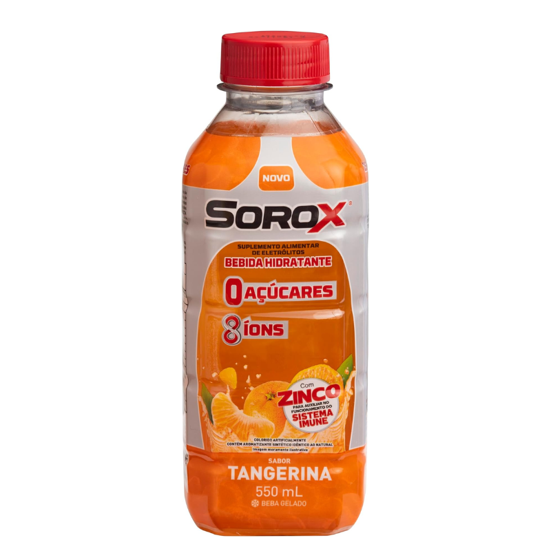 BEBIDA HIDRATANTE SOROX TANGERINA 550ML
