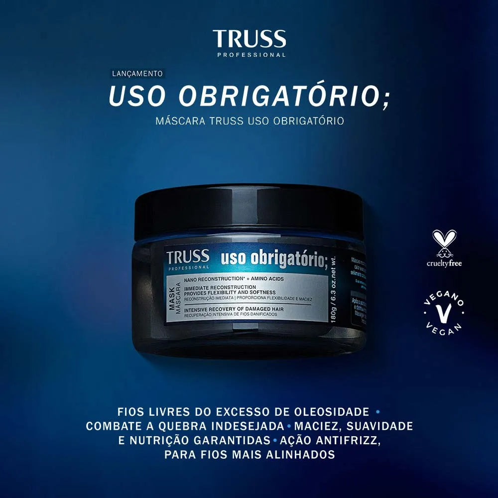 MÁSCARA CAPILAR TRUSS USO OBRIGATÓRIO 180G