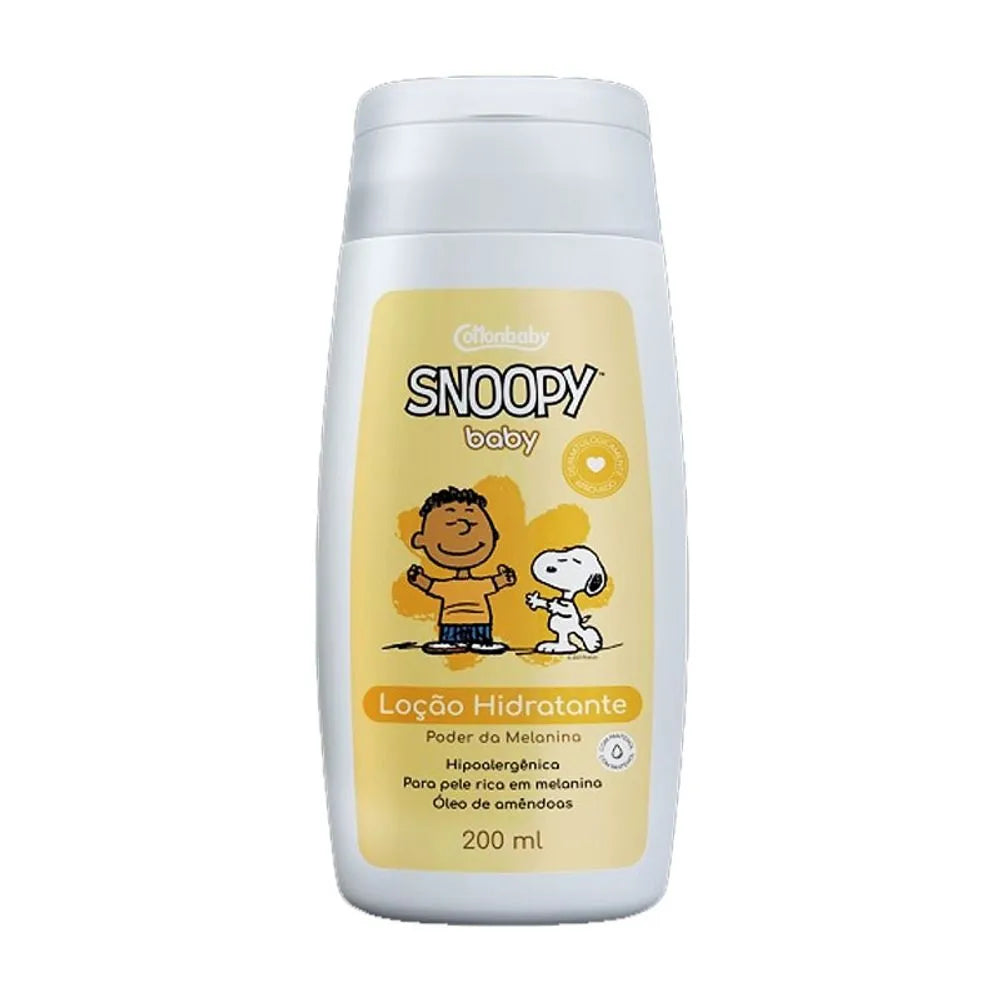 LOÇÃO HIDRATANTE COTTONBABY SNOOPY BABY PODER DA MELANINA 200ML