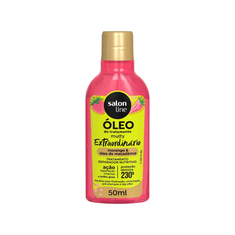 ÓLEO CAPILAR SALON LINE MULTY EXTRAORDINÁRIO MORANGO 50ML