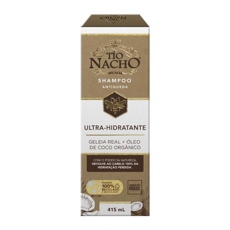 SHAMPOO TÍO NACHO ANTIQUEDA ULTRA-HIDRATANTE 415ML