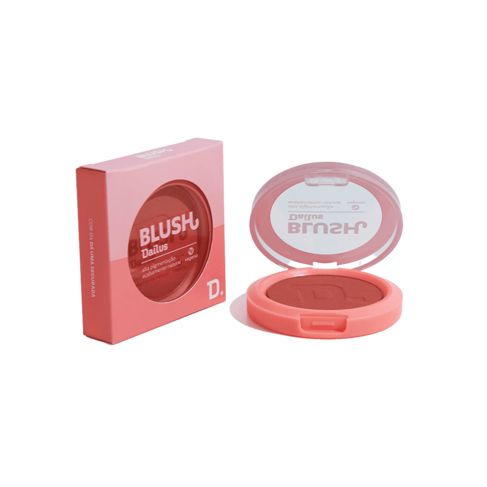 BLUSH DAILUS ALTA PIGMENTAÇÃO ACABAMENTO NATURAL 04 DÁ UMA SEGURADA 4,5G