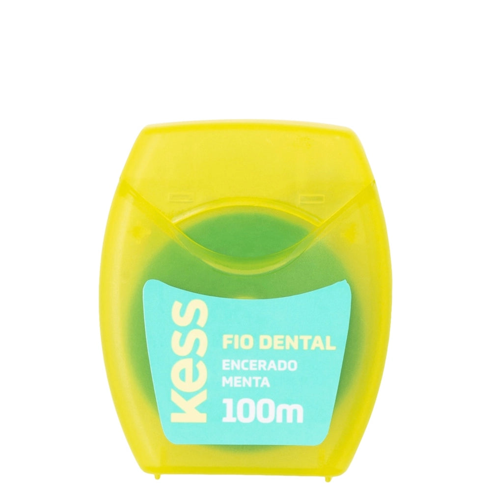 FIO DENTAL KESS ENCERADO MENTA MENTA 100M