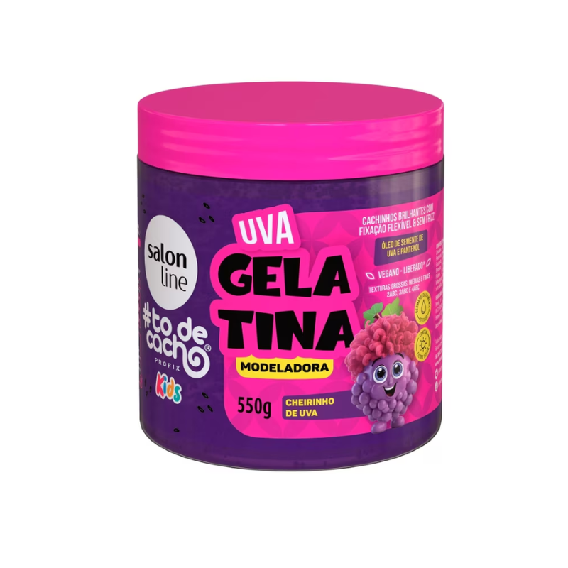 GELATINA CAPILAR SALON LINE MODELADORA UVA 550G