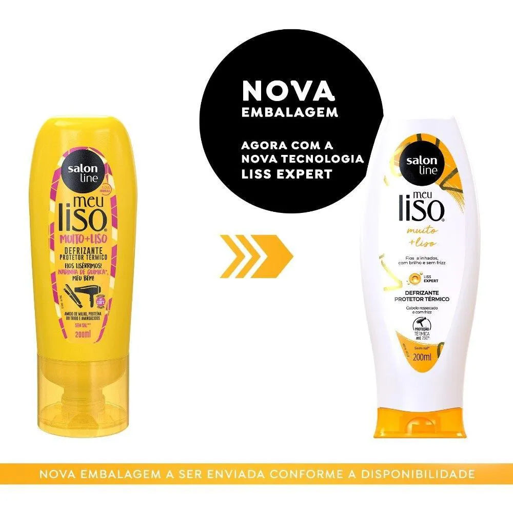DEFRIZANTE SALON LINE MEU LISO MUITO+LISO 200ML