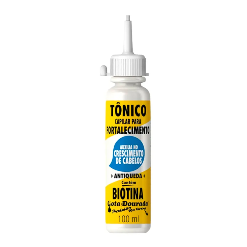 TÔNICO CAPILAR GOTA DOURADA BIOTINA ANTIQUEDA 100ML