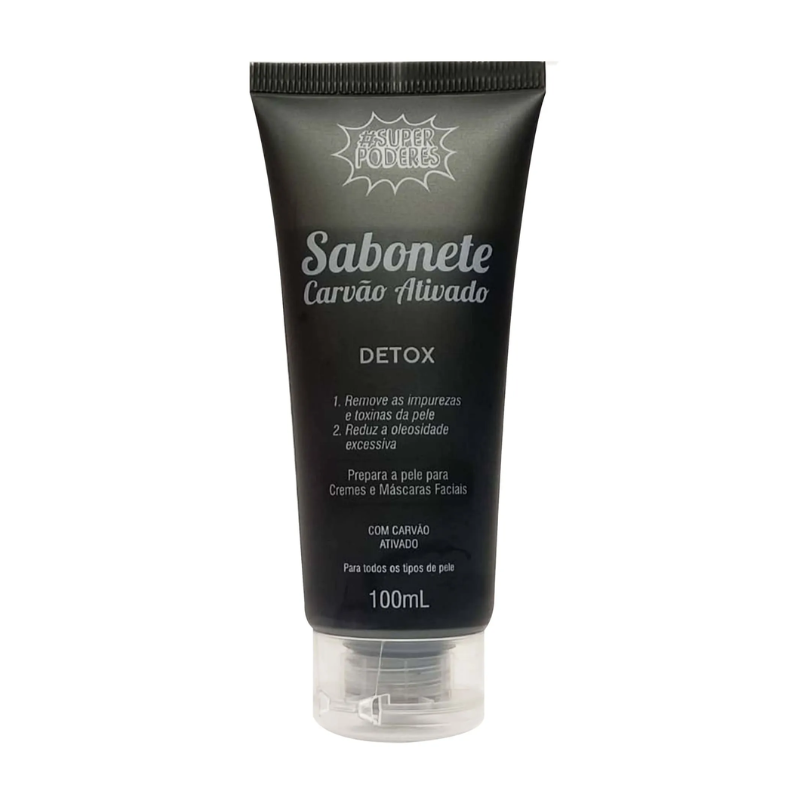 SABONETE LÍQUIDO SUPER PODERES CARVÃO ATIVADO 100ML