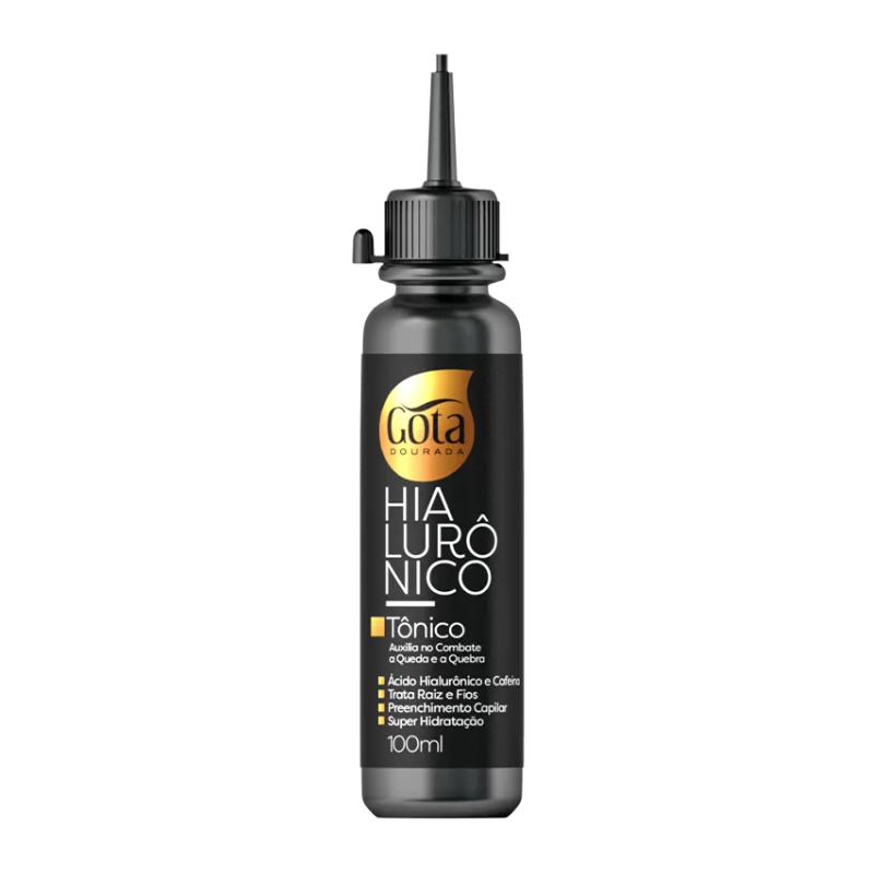 TÔNICO CAPILAR GOTA DOURADA HIALURÔNICO 100ML
