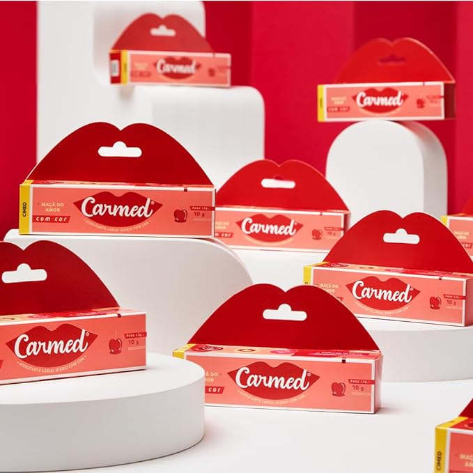 HIDRATANTE LABIAL CARMED MAÇÃ DO AMOR COM COR 10G