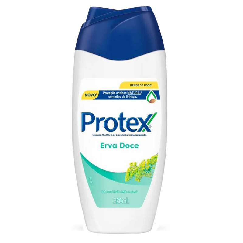 SABONETE LÍQUIDO PROTEX ERVA DOCE 250ML